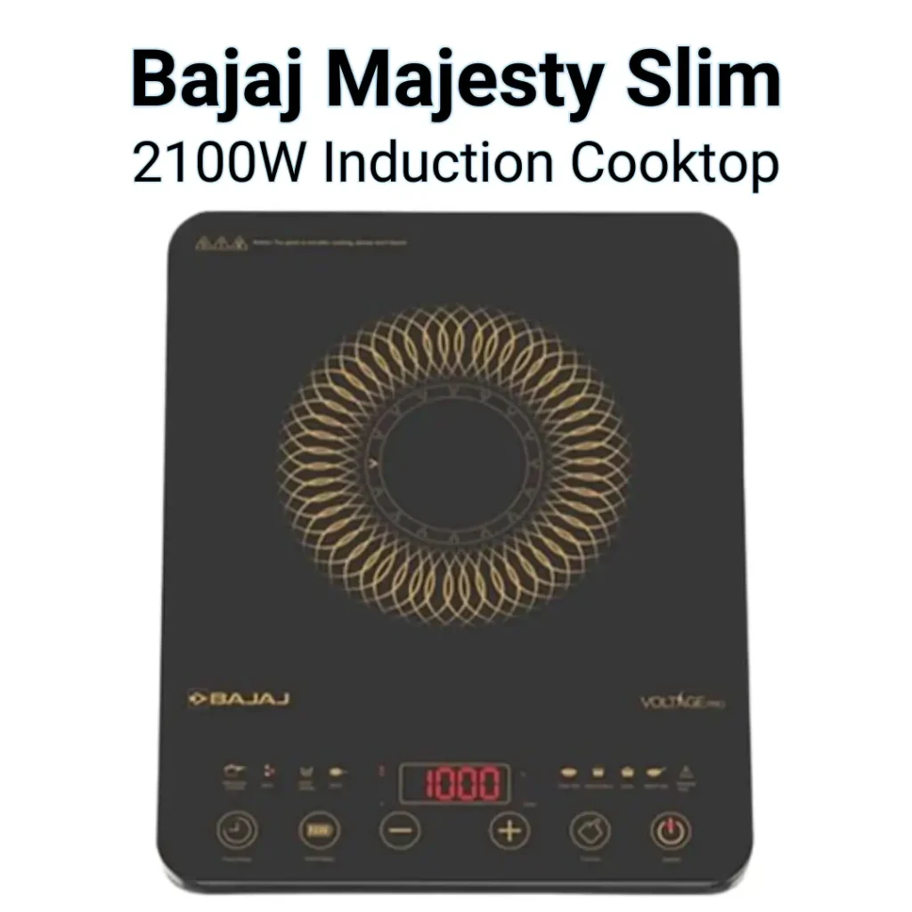 best induction cooktop india bajaj majesty slim 2100w induction cooktop
