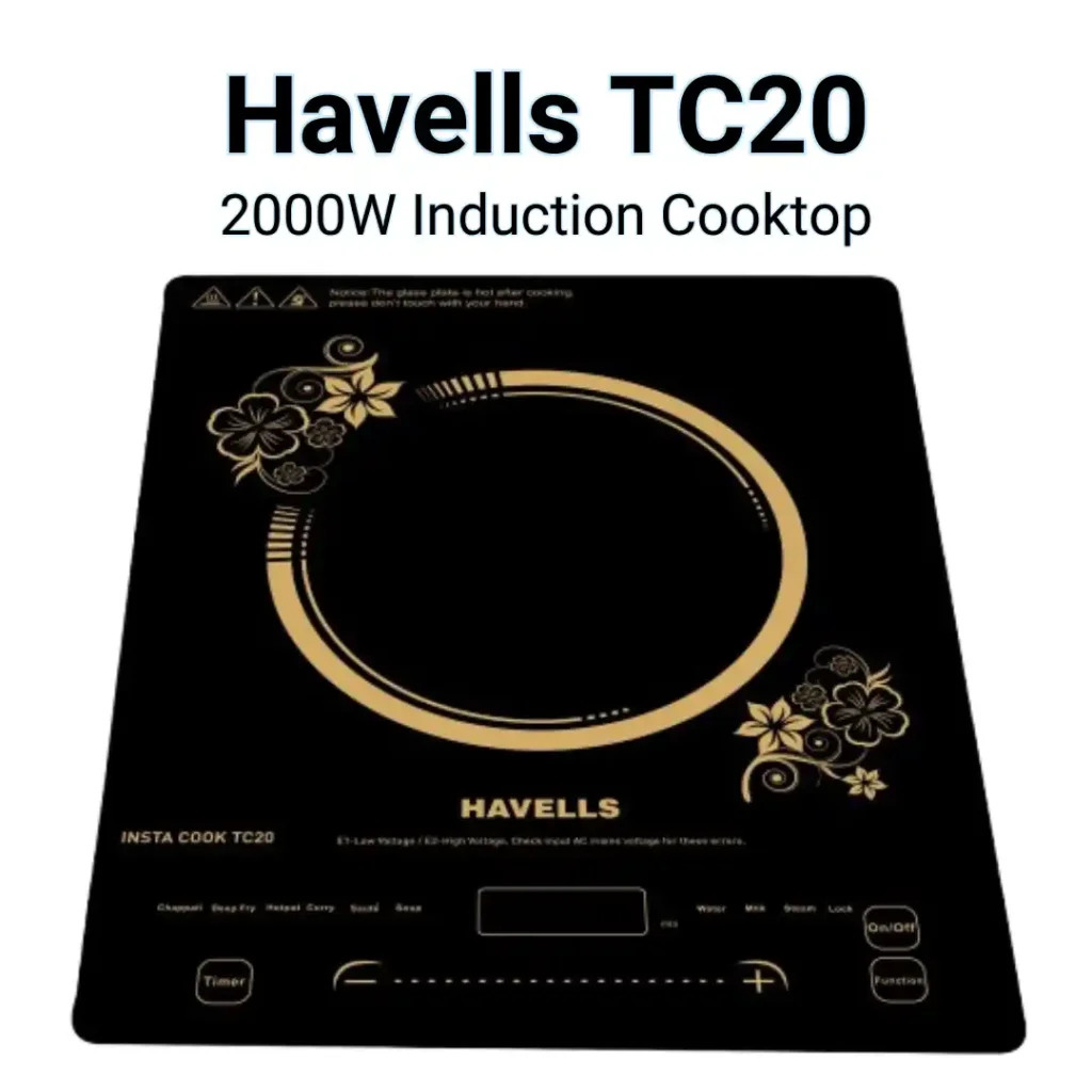 best induction cooktop india havells tc20 2000w induction cooktop with safety features