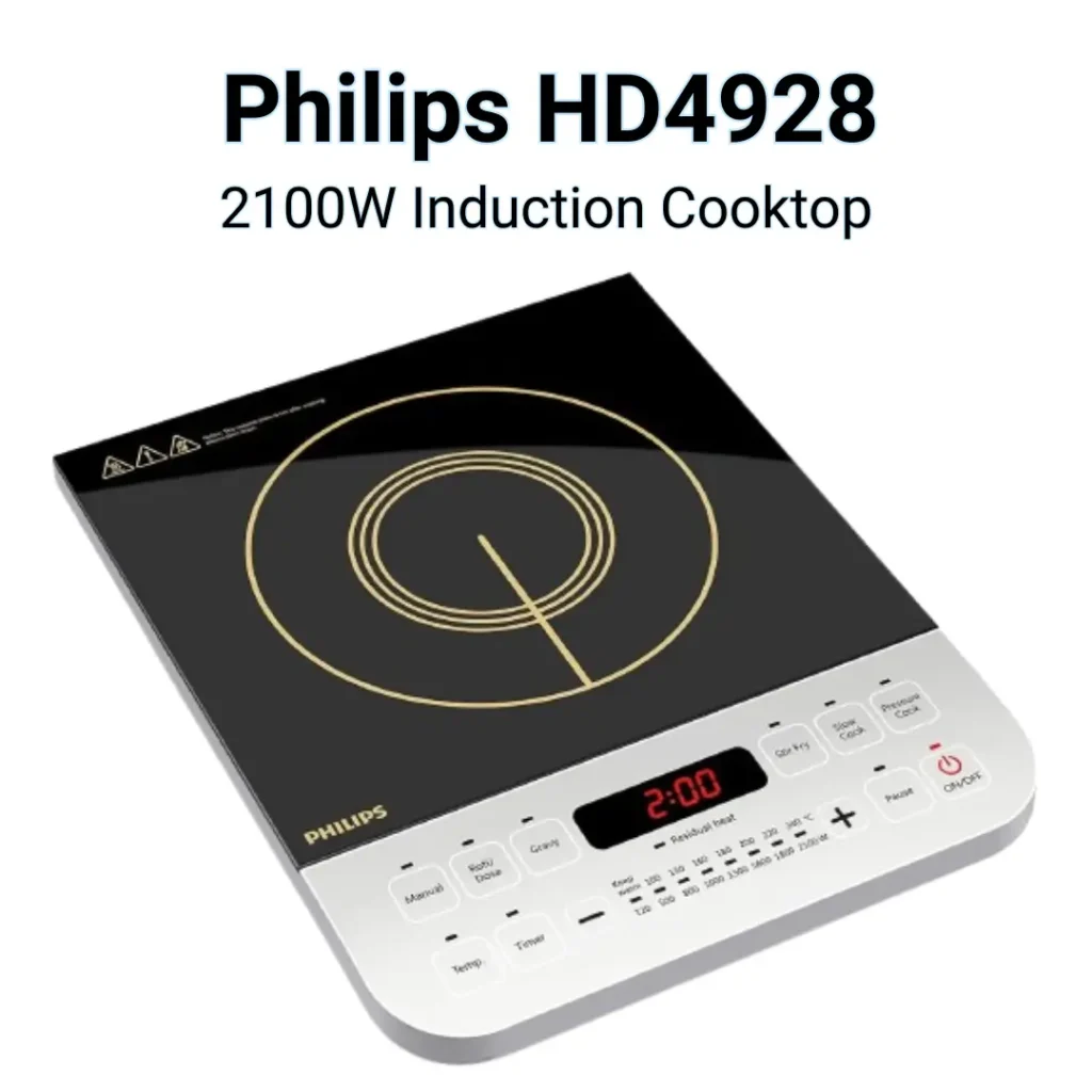 best induction cooktop india philips hd4928 2100w induction cooktop for fast cooking